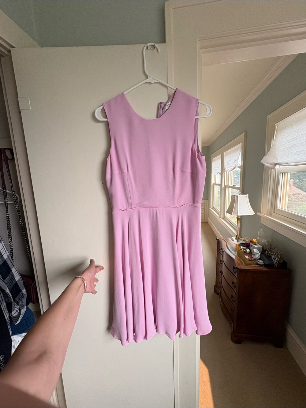 French Connection Pastel Pink Sleeveless Dress